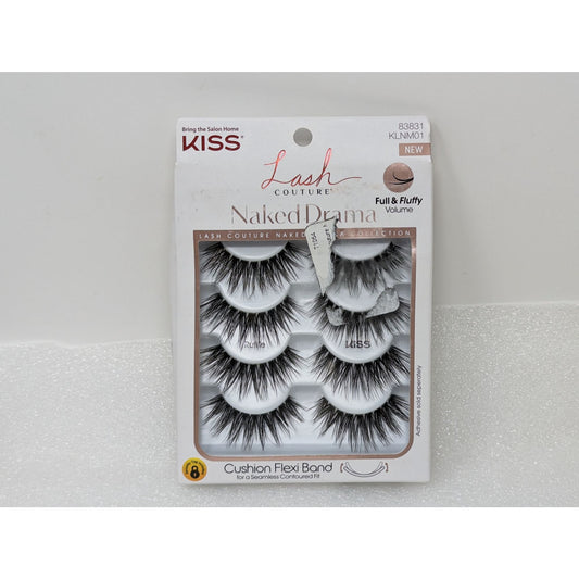 Kiss Lash Couture Naked Drama Collection Full & Fluffy Volume Eyelashes KLNM01