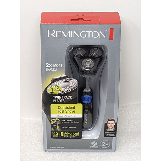 Remington Cordless Rotary Shaver 3000 With Dual Track Blades