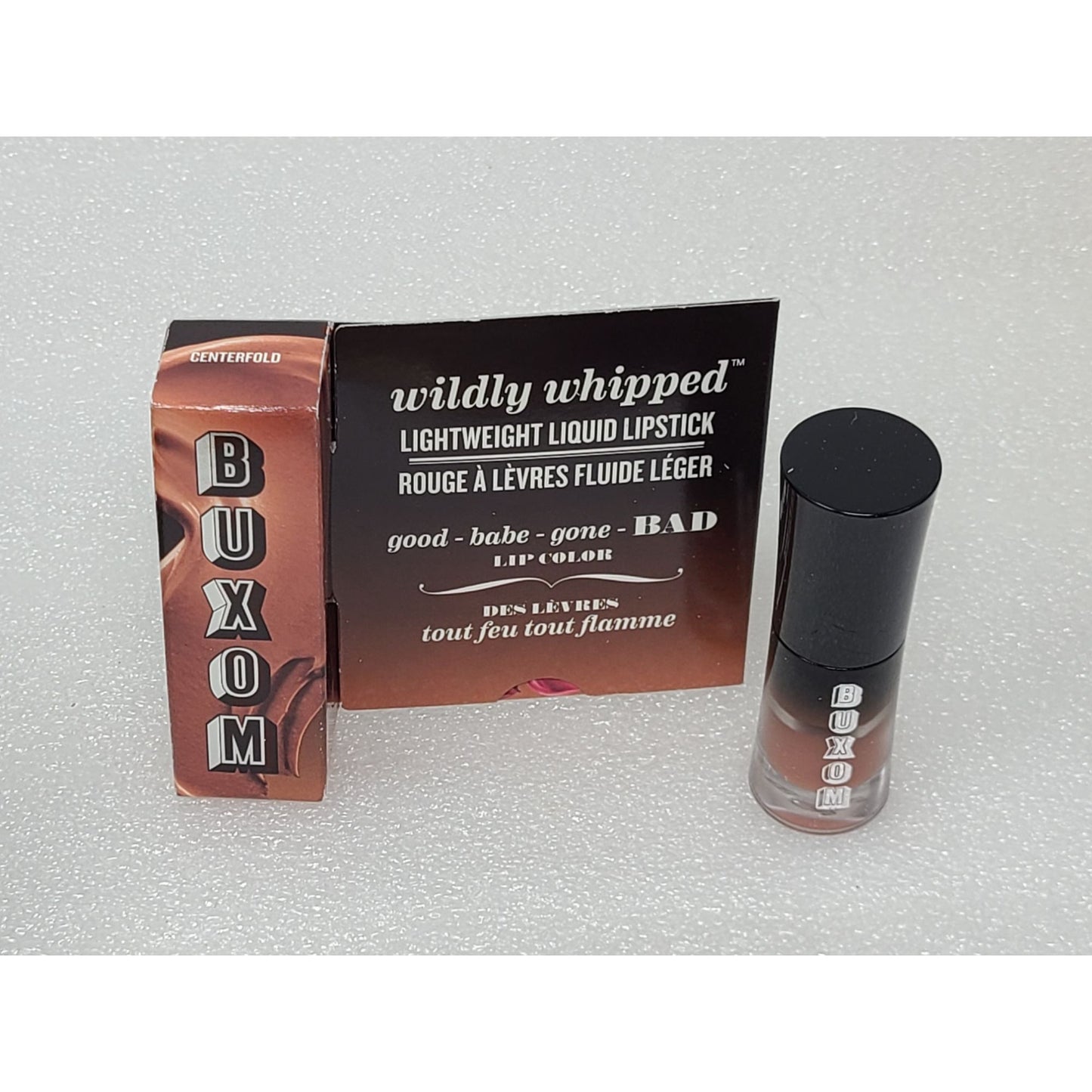 Buxom Wildly Whipped Lightweight Liquid Lipstick Centerfold Mini .06 oz