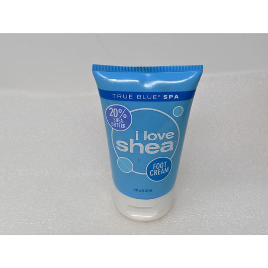 Bath & Body Works True Blue Spa I Love Shea Foot Cream 4 oz