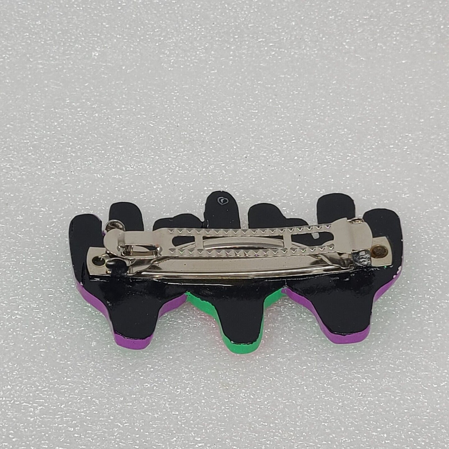 Pink & Green Cactus Hair Barrette Clip