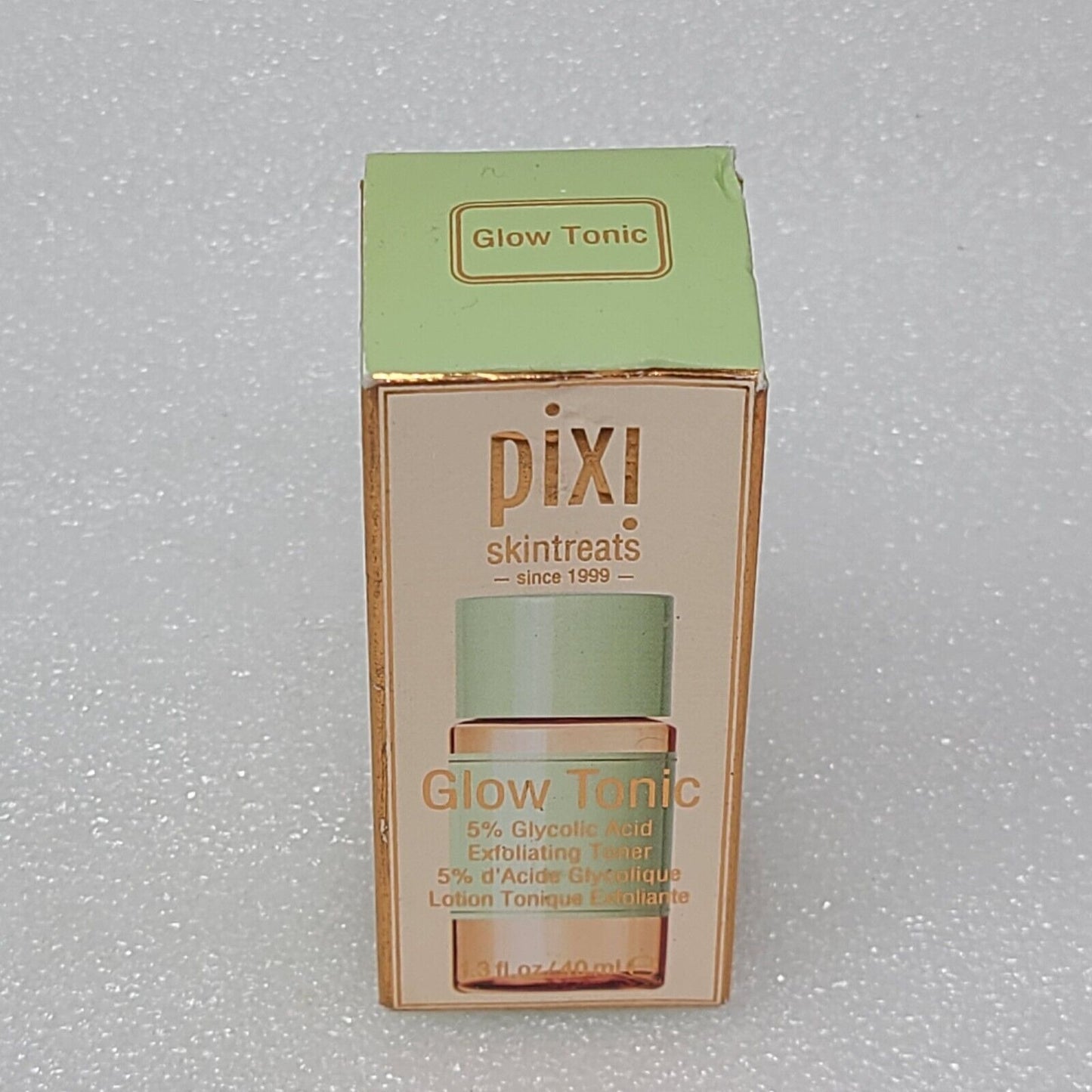 Pixi Skintreats Glow Tonic 5% Glycolic Acid Exfoliating Toner 1.3 oz Travel Size