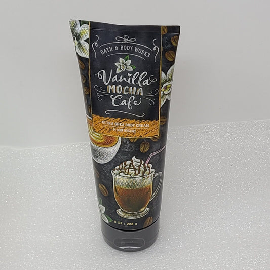 Bath & Body Works Vanilla Mocha Cafe Ultra Shea Body Cream 8 oz Lotion