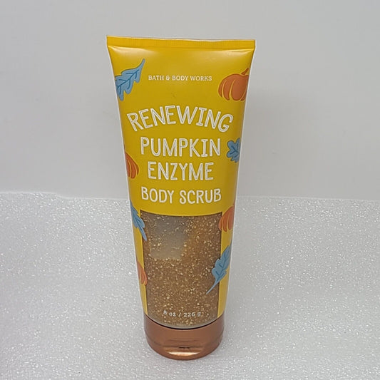 Bath and Body Works Renewing Pumpkin Enzyme Body Scrub 8 oz Rare