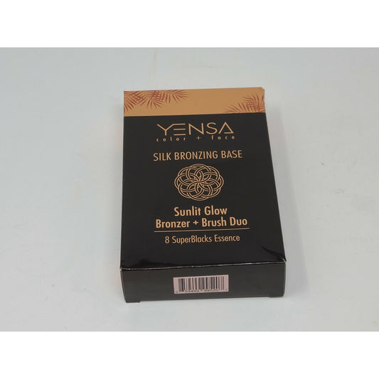 YENSA Silk Bronzing Base Sunlit Glow Bronzer + Brush Duo