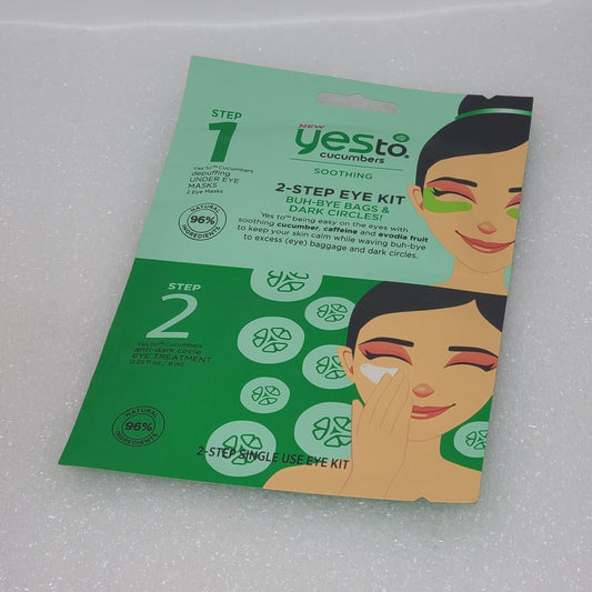 Yes To Cucumbers 2 Step Eye Kit Under Eye Masks & Treatment