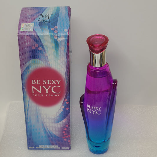 Mirage Brands Be Sexy NYC Perfume For Women, 3.4 fl Oz 100 ml