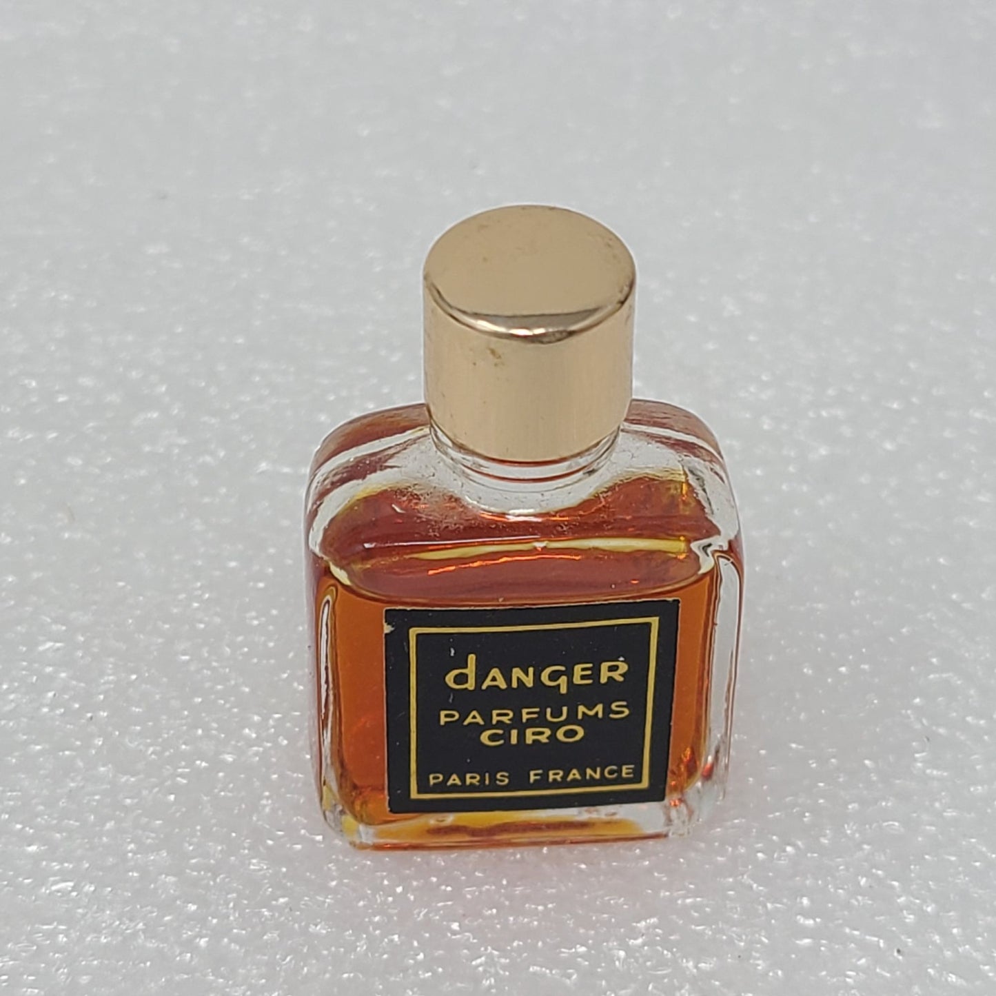 Vintage Danger By Ciro Parfums Perfume Miniature 1.25 Dram