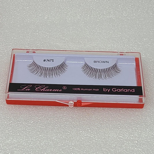 Garland Beauty La Charme Lashes 100% Human Hair #747S Brown Eyelashes