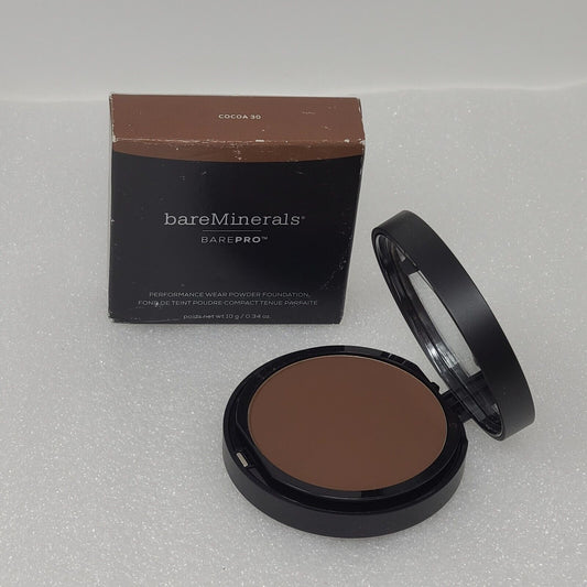 BareMinerals BarePro Performance Wear Powder Foundation Cocoa 30, 0.34 oz