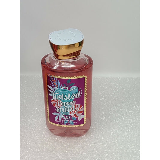 Bath & Body Works Twisted Peppermint Holiday Shower Gel 10 oz