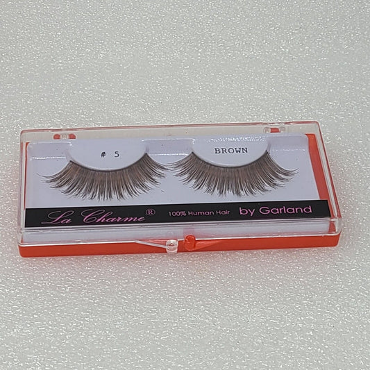 Garland Beauty La Charme Lashes 100% Human Hair #5 Brown Eyelashes